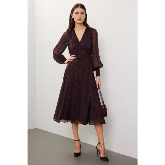 Polo Ralph Lauren Floral Cocktail Dress - Picture 1 of 5